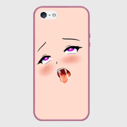 Чехол для iPhone 5/5S матовый Ahegao pick