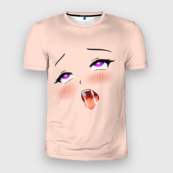 Мужская футболка 3D Slim Ahegao pick