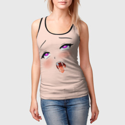 Женская майка 3D Ahegao pick - фото 2