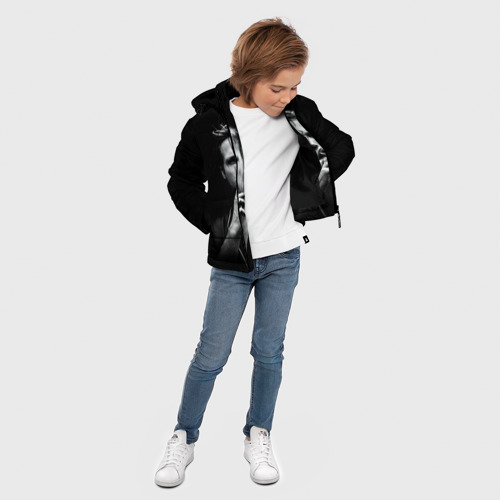 Зимняя куртка для мальчиков 3D Ryan Gosling, цвет черный - фото 5