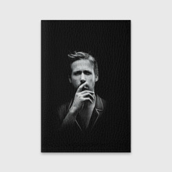 Обложка для паспорта матовая кожа Ryan Gosling
