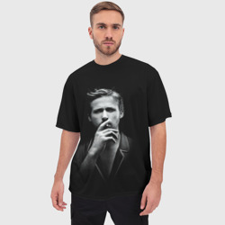 Мужская футболка oversize 3D Ryan Gosling - фото 2