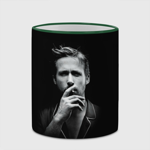 Кружка с полной запечаткой Ryan Gosling, цвет Кант зеленый - фото 4