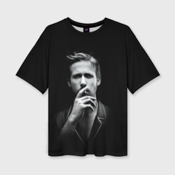 Женская футболка oversize 3D Ryan Gosling