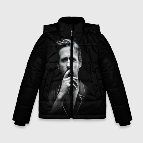 Зимняя куртка для мальчиков 3D Ryan Gosling, цвет черный