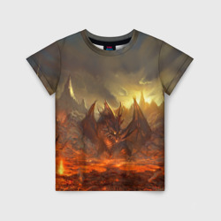 Детская футболка 3D Fire Dragon