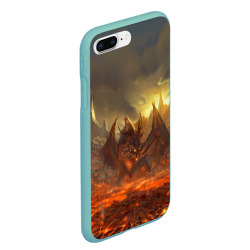 Чехол для iPhone 7Plus/8 Plus матовый Fire Dragon - фото 2
