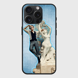 Чехол силиконовый для Apple iPhone 15 Pro Мax матовый Райан Гослинг 11