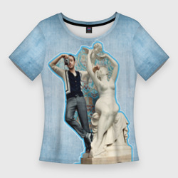 Женская футболка 3D Slim Райан Гослинг 11