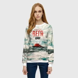 Женский свитшот 3D Ледокол Вега - фото 2
