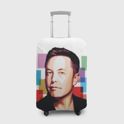 Чехол для чемодана 3D Илон Маск