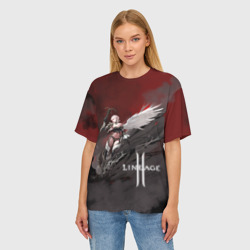 Женская футболка oversize 3D Angel - фото 2
