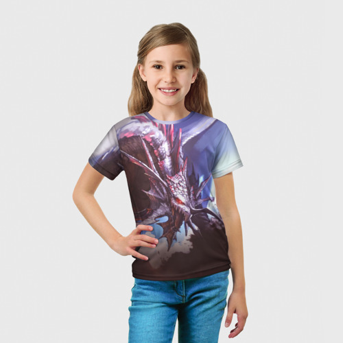 Детская футболка 3D Dragon, цвет 3D печать - фото 5