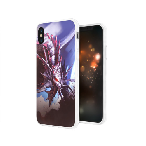 Чехол для Apple iPhone X силиконовый глянцевый Dragon Фото 01 Чехол для Apple iPhone X силиконовый глянцевый Dragon Фото 01