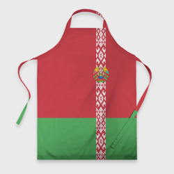 Белоруссия, лента с гербом – Фартук 3D с принтом купить
