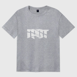 Женская футболка хлопок Oversize ГРОТ