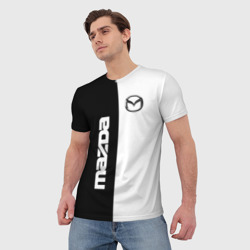 Мужская футболка 3D Mazda - фото 2