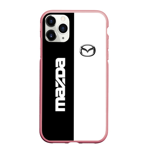 Чехол для iPhone 11 Pro Max матовый Mazda, цвет баблгам