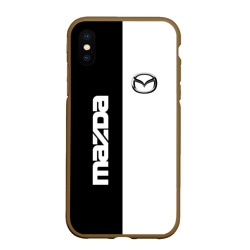 Чехол для iPhone XS Max матовый Mazda