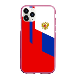 Чехол для iPhone 11 Pro матовый Russia sport