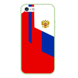 Чехол для iPhone 5/5S матовый Russia sport