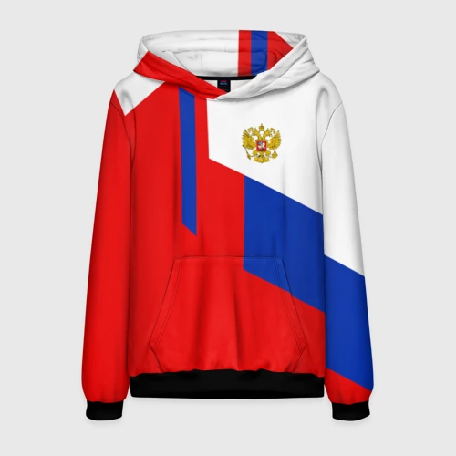 Мужская толстовка 3D Russia sport