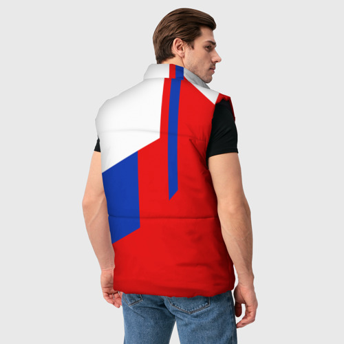 Мужской жилет утепленный 3D Russia sport, цвет черный - фото 4