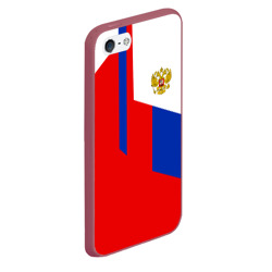 Чехол для iPhone 5/5S матовый Russia sport - фото 2