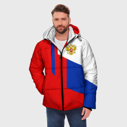 Мужская зимняя куртка 3D Russia sport - фото 2