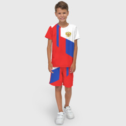 Детский костюм с шортами 3D Russia sport - фото 2