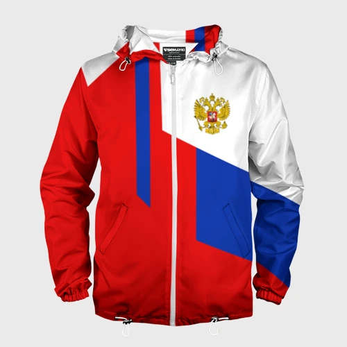 Мужская ветровка 3D Russia sport