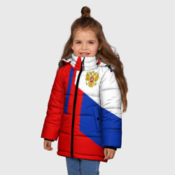 Зимняя куртка для девочек 3D Russia sport - фото 2