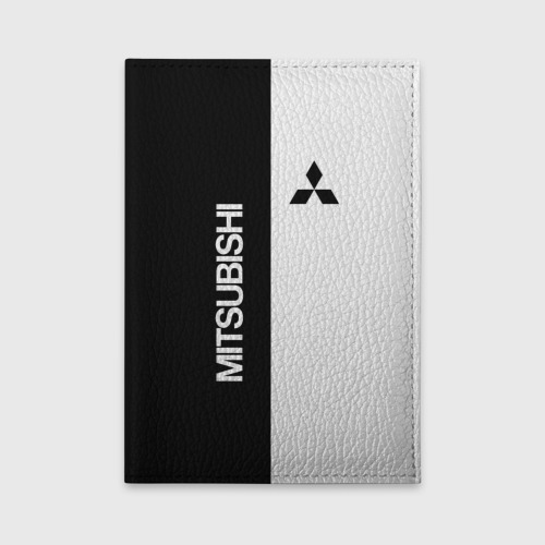 Обложка для автодокументов Mitsubishi, цвет черный