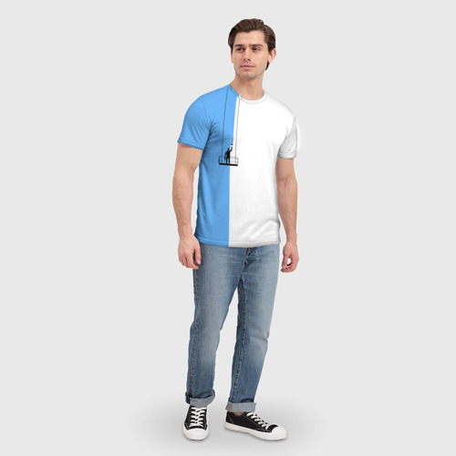 Мужская футболка 3D Маляр, цвет 3D печать - фото 5