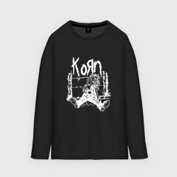 Мужской лонгслив oversize хлопок Korn