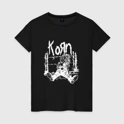 Женская футболка хлопок Korn