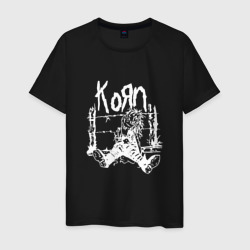 Korn – Мужская футболка хлопок с принтом купить со скидкой в -20%