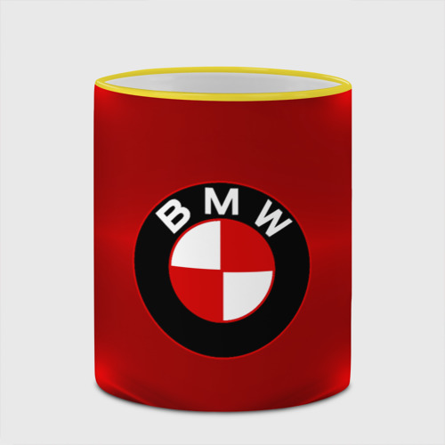 Кружка с полной запечаткой Bmw SPORT, цвет Кант желтый - фото 4