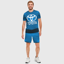 Мужской костюм с шортами 3D Toyota sport - фото 2