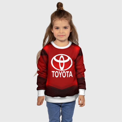 Детский свитшот 3D Toyota SPORT, цвет 3D печать - фото 7