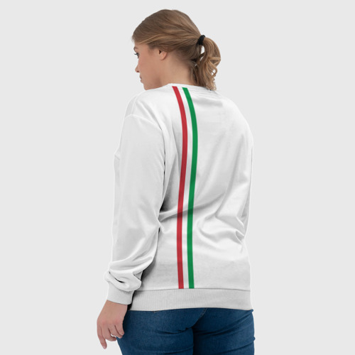 Женский свитшот 3D Италия, лента с гербом - фото 7