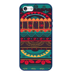 Чехол для iPhone 5/5S матовый Мексиканский орнамент