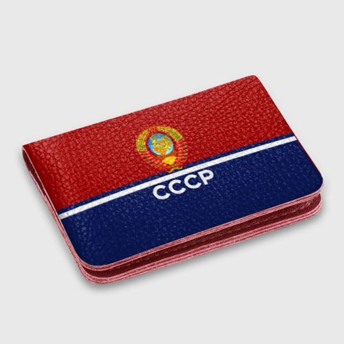Картхолдер с принтом СССР, цвет красный