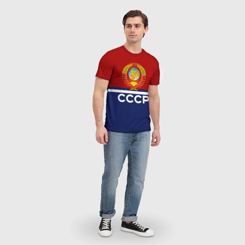 Мужская футболка 3D СССР, цвет 3D печать - фото 5