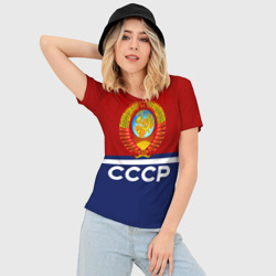 Женская футболка 3D Slim СССР - фото 2