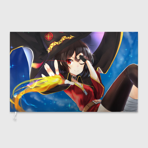 Флаг 3D Megumin луч из руки - фото 3