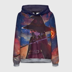 Мужская толстовка 3D Konosuba с посохом