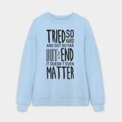 Мужской свитшот oversize без начеса хлопок Linkin Park - In The End