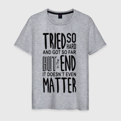 Linkin Park - In The End – Мужская футболка хлопок с принтом купить со скидкой в -20%