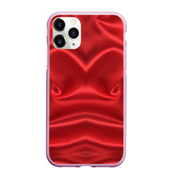 Чехол для iPhone 11 Pro Max матовый Красный Шелк